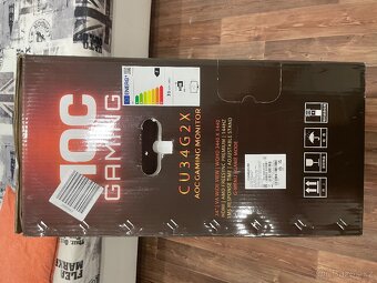 HERNÍ MONITOR AOC - 34” zaoblený 144hz - 4