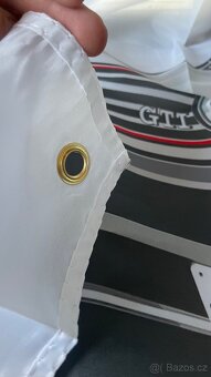 Banner - prapor VW Golf II šedý 90x150 cm - 4