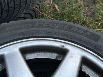 Alu Kola 5x100 R16 6,5J 16H2 ET 35, 205/55R16 91H ZIMNÍ SADA - 4