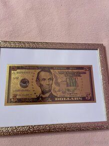 Zlatá bankovka 100 $ - 4