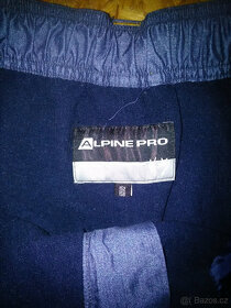 Lyžařské kalhoty / oteplovačky džínové barvy - 4