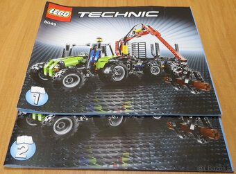 LEGO 8049 Traktor s valníkem na klády - 4