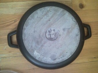 TEFLONOVÝ ZÁNOVNÍ RENDLÍK 28 cm + POKLICE skleněná - 4