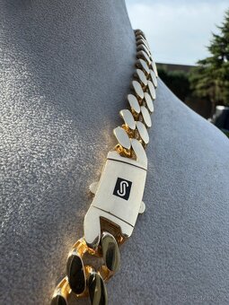Zlaty řetěz PANCÍŘ - CUBAN CHAIN 51.4g 585 14k - 13mm - 4