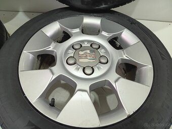 Letní alu kola SEAT 5x112 R16 ET58 pneu 215/55/16/ - 4