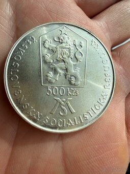 Stříbrná mince 500 kčs Matica slovenská - 4