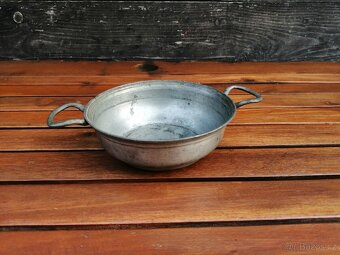 Starožitná cínová miska - 4