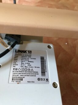 Elektrická polohovací postel LINAK, el. ovládání Burmeier - 4