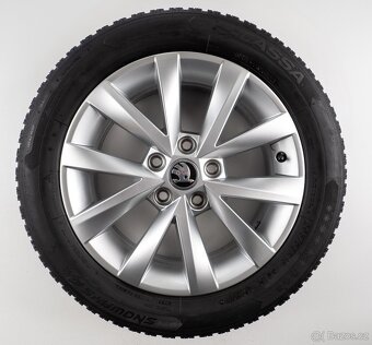 Škoda Octavia - Originání 16" alu kola - Zimní pneu - 4