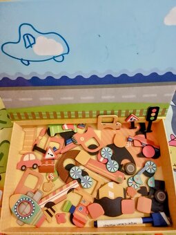 HRAČKA MAGNETIC ART CASE Cars pro děti od 3 let - 4