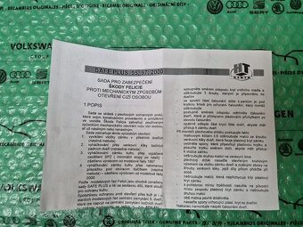 sada proti vloupání do vozu Škoda Felicia SAFE PLUS 97 - 4