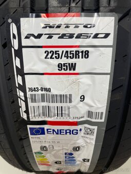 Nové letní pneu 225/45/18 100% - 4