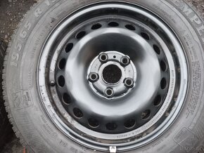 Prodám sadu kol Seat 195/65R15 zimní - 4