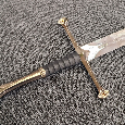 Meč Lord of the Rings, Andúril, Narsil, Aragorn, plaketa - 4