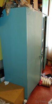 Stará bledě modrá ložnice / nábytek - 4