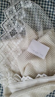 Záclony   346 / 154 cm,  98/ 60 cm - 4