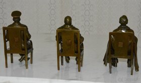 Bronzové sochy - Churchill, Roosevelt a Stalin - 4