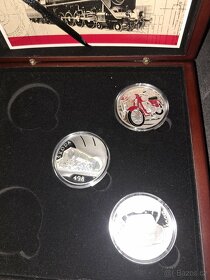 500 Kč - 3x Pamětní stříbrná mince -Albatros,Jawa,Tatra - [2 - 4