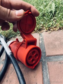 Prodlužovací kabel 400V - 4p 16A/zástrčka 4p 16A, 5m - 4