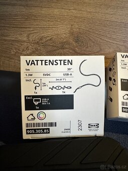 IKEA Vattensten – barevné Led pásky (2×1 m), nové, originál - 4