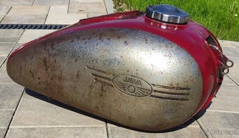 Jawa 250/350 pérák - nádrž, komunista - 4