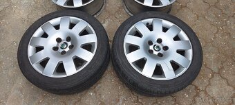 4ks kol 5x112R17 škoda Superb 1 bez pneu - 4