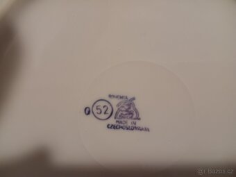 Porcelánové talíře puntík Bohemia Československo - 4