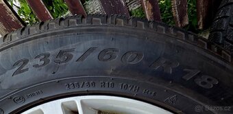 ALU kola a zimní pneu 235/60 R18 volvo - 4