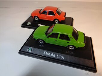 Abrex model 1/43 Škoda 120L v barvě červené - 4