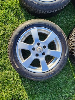 16" zimni sada alu CMS + 205/55/16 GoodYear - 4