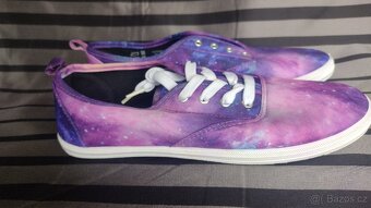 nové plátěné tenisky ARDENE vesmír v.9/40 - 4