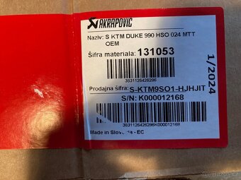 výfuk Akrapovič KTM 990 DUKE - 4