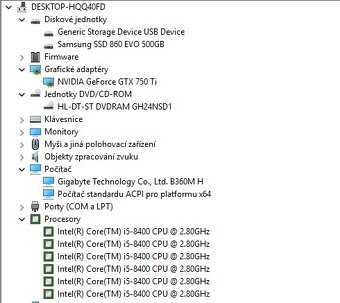 LYNX Media,i5-8400,WIN 11,SSD 500GB,RAM 8GB,monitor 22 palců - 4