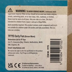 Tříkolka 2v1 TP715 Early Fun Ocean Wave - 4