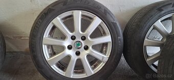 Alu kola Borbet R16 5x112 + pneu 205/55 R16 - 4