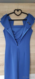 Comtessa - elegantní šaty modré, vel. S - 4