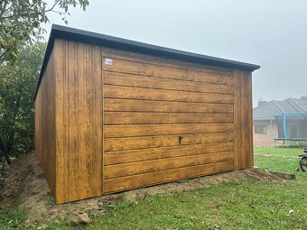 Plechová garáž 4x6m - 4