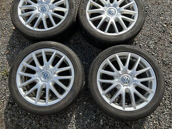 Alu orig letni sada Volkswagen GT 5x112 7J ET54 225/45 R17 - 4