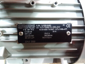 Elektromotor Siemens 1LA7083-0AA60, patkový IMB3 - 4