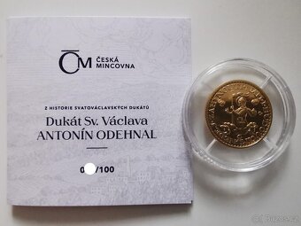 Svatováclavský dukát 1923/2022 - soutěžní návrh A.Odehnala - 4