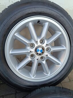 ALU 5x120 r15 BMW + LETNÍ PNEU - 4