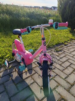 Dětské kolo 14"" Decathlon BTWIN 500 + přídavná kolečka - 4