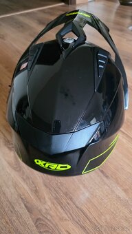 Moto helma XRC Dual Alpiner – výklopná, černá, vel. L, jako - 4