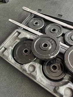 Činky set 50kg kotouče Litina - 4