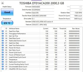 HDD Toshiba 2TB - 4