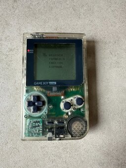 Nintendo GAME BOY pocket transparentní - 4