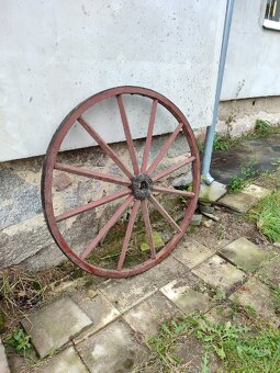 Dřevěné loukoťové kolo - 4