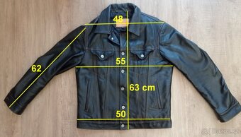 Kožená bunda z jehnětiny - M - jako nová - 4