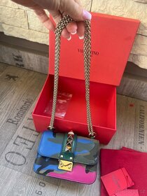 Valentino Garavani Rockstud barevná kabelka, originál - 4
