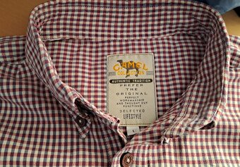 Pánská kostičkovaná košile/L-XL/2x65cm - 4